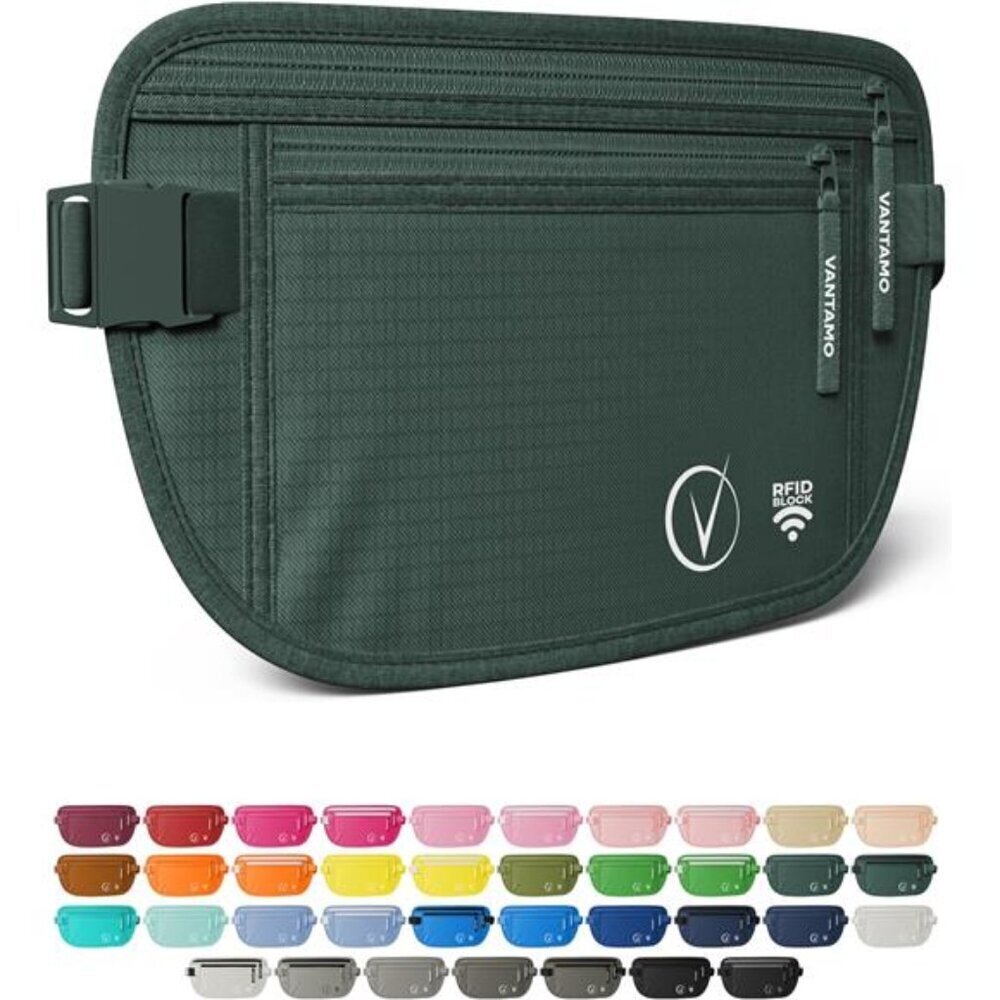 Slim Under Clothes Hidden Wallet Holder Bag